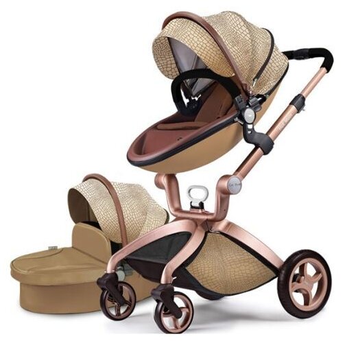 Hot Mom kolica za bebe 2u1 (f22) - croco (sportsko sediste+korpa) ( F22CROCO ) Slike