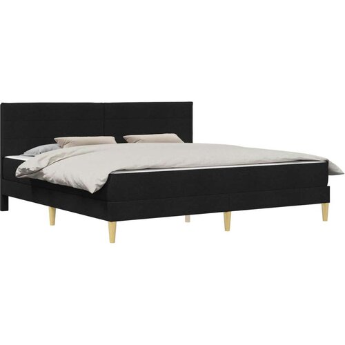  Okvir za krevet Crna 180 x 200 cm Poliester Slike