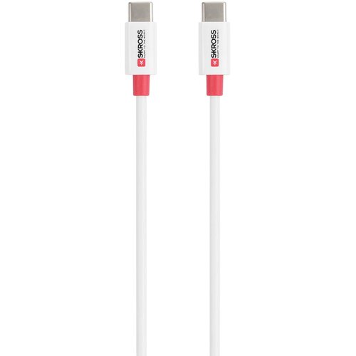 Skross USB kabel USB 2.0 USB-C&amp;reg; vtič\, USB-C&amp;reg; vtič 2.00 m bela okrogel SKCA0009C-C200CN, (20417182) Slike