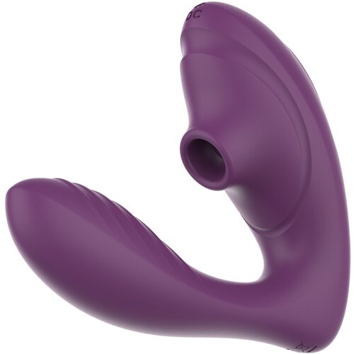 Paloqueth Dual Stimulation Clitoral and G-Spot Vibrator Purple Slike