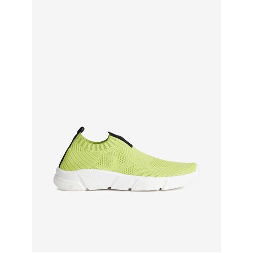 Geox Light Green Boy Slip on Sneakers - Boys Cene