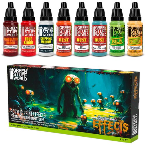Green Stuff World Special Effects Paint Set Vol. 1 | Set efekt boja Specijalni efekti Vol. 1 Cene