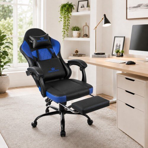 monarch Stolica za kompjuter 1100 Blue - Massage Cene