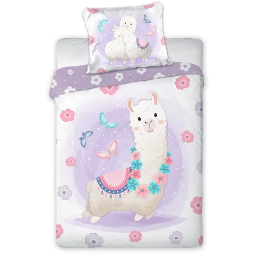 Faro posteljina 2 djelna Cuddles lama purple