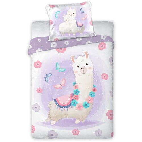 Faro posteljnina 2-delna Cuddles lama purple Cene