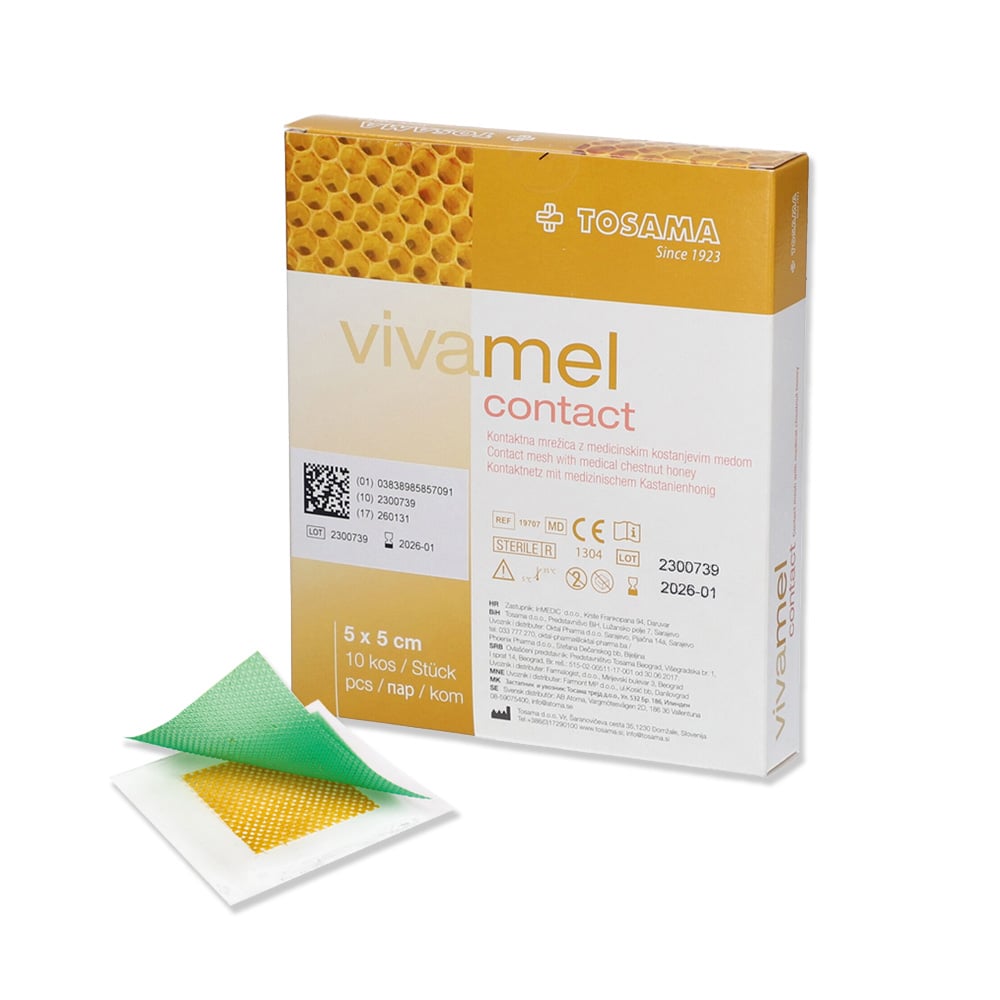 TOSAMA Vivamel Contact obloga 5X5cm 10 komada Slike