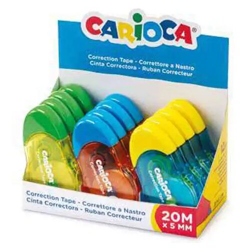 Carioca Korekturni trak 5mmx12m v več različicah &amp;ndash; Slike