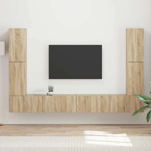 4 pcs Sonoma hrast - - Rjava - 76.34 - 30 x 31 x 60 cm - 2025-vidaXL-Uvoz_2 Cene