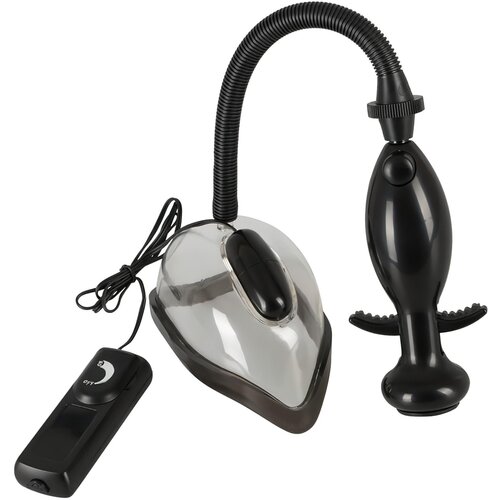 You2Toys vibrirajuća vaginalna pumpa za usisavanje (prozirno-crna) Slike