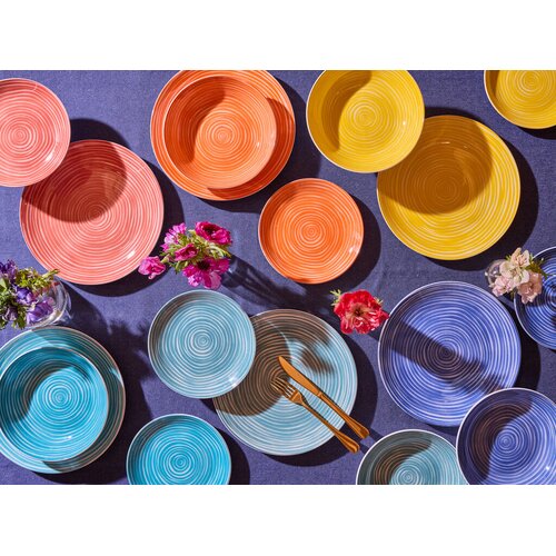Tognana set dezertnih tanjira, 19 cm, 6 komada, &amp;scaron;areni Slike