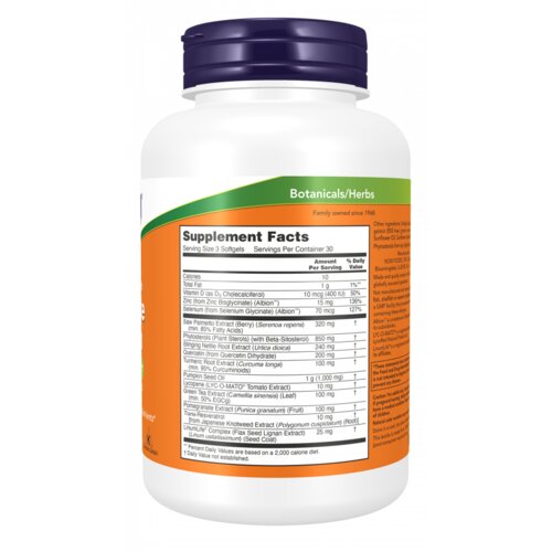 Now Foods Zdravlje prostate Clinical Strenght NOW (90 mekih kapsula) Slike