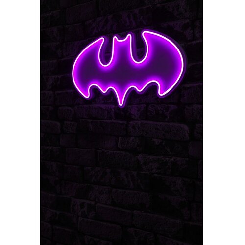 Wallity Dekorativna plastična LED rasveta Batman Bat Light Pink Cene