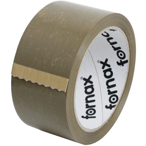  Lepilni trak 48mm/66m solvent 28my Fornax rjava Slike