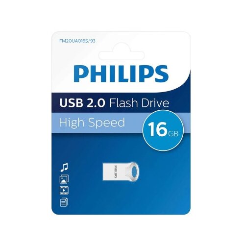 Philips Usb flash memorija 2.0 16gb single port (flp fm20ua016s/93) ( FM808 ) Slike