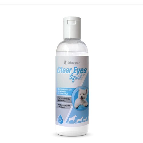 Interagrar clear eyes liquid rastvor za uklanjanje suznih mrlja 200ml Cene