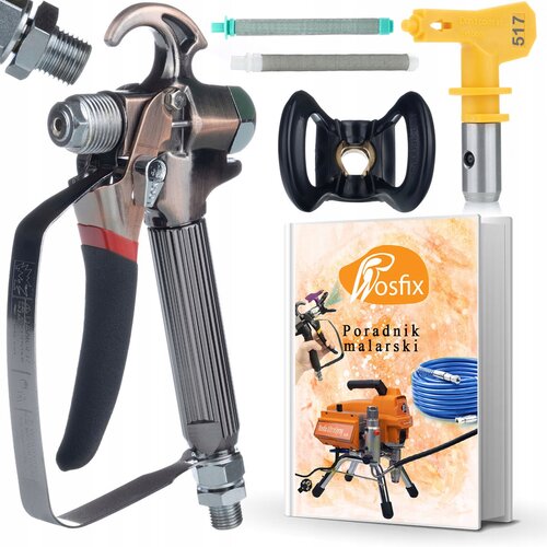 Rosfix TURBOJET TJ1+PIŠTOLA ZA BARVANJE ZA TURBOJET TJ1+ŠOBA ZA BARVANJE ULTRA SPRAY 517+FILTER ZA PRSTE 30 MESH, ZELENA+FILTER ZA PRSTE BELA 60 MESH, (21736803) Cene
