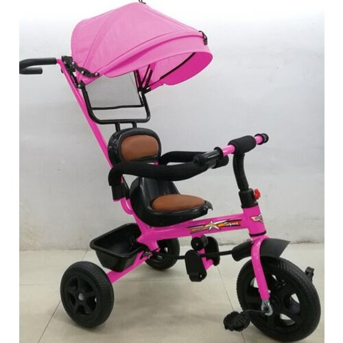 Tricikl sa tendom i kožnim sedi&scaron;tem Y-TS5543 ROZE 021869 Cene