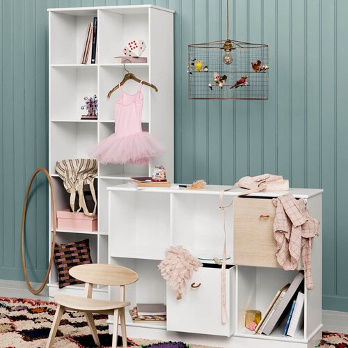 Oliver Furniture&amp;reg; navpični regal z bazo 2x5 Slike