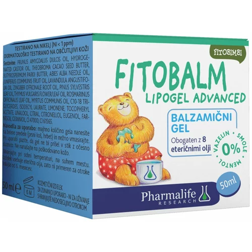 Fitobimbi ostali pripomočki za zdravje Fitobalm lipogel advanced, balzamični gel - 50 ml mint