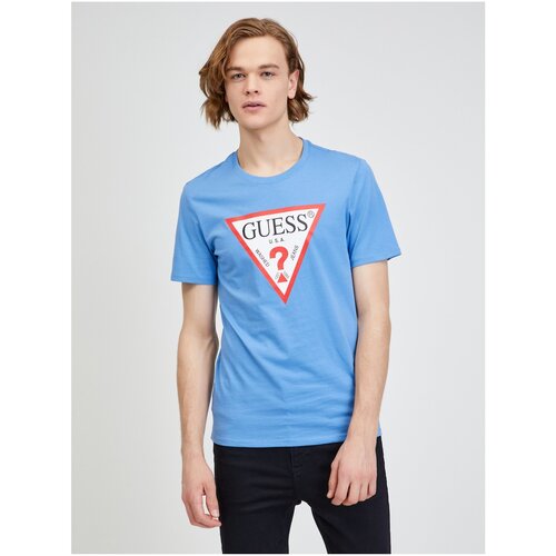 Guess Blue Men&amp;#039;s T-Shirt - Men&amp;#039;s Slike