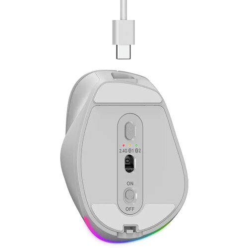 Genius Ergo 9000S Pro Silver USB bežični sivi mi&amp;scaron; Slike