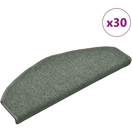  Prostirke za stepenice 30 kom 65x24x4 cm tamnozelene poluokrugle velike Cene