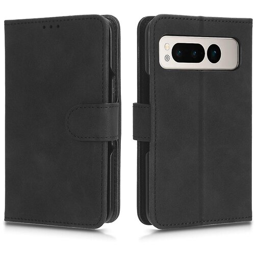 INORCO Skin-touch stojalo za Google Pixel Fold, ovitek za telefon iz PU usnja za denarnico proti padcem, (22036689) Slike
