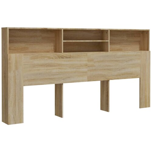 Maison Chic vzglavna omarica - nočna omarica - posteljna omarica sonoma hrast 200x19x103,5 cm, (21705653) Slike