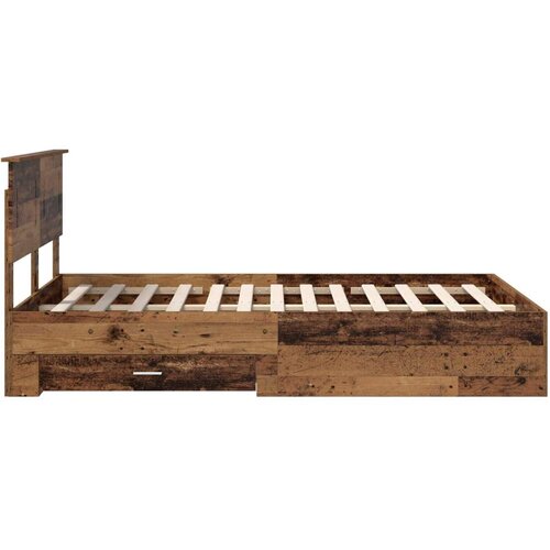  Okvir za krevet Staro drvo 120 x 190 cm Konstruirano drvo Slike