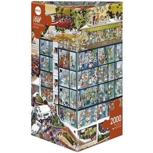 Heye puzzle Triangle Loupe Hitna Pomoć 2000 delova 25784 Cene