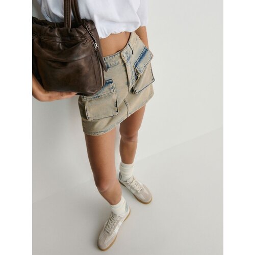 Reserved Ladies` skirt - modra Cene