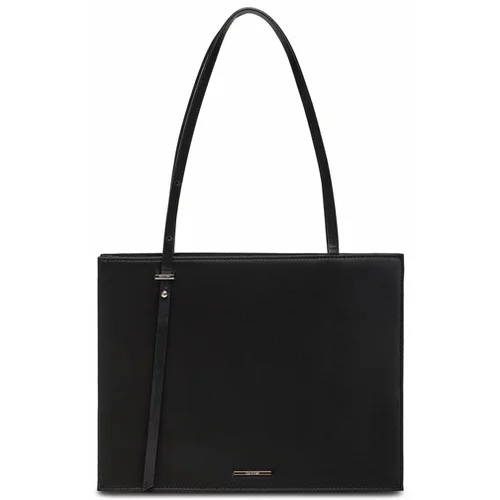Calvin Klein Ročna torba Ck Square Shoulder Bag Md K60K611369 Črna
