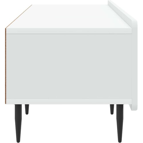  TV ormar s ladicama Bijela 147 x 34 5 x 32 cm Konstruirano drvo - Bijela Slike