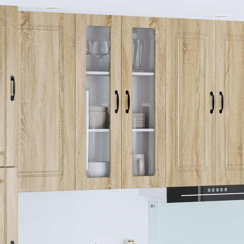  Zidni stakleni ormarić Sonoma hrast 60 x 31 x 100 cm Cijene