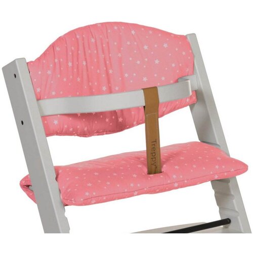 Treppy Blazina za stolček za hranjenje Little Stars Pink Cene