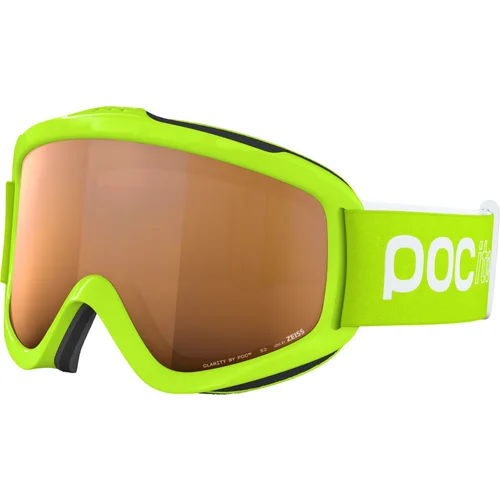 Poc POCito Iris Fluorescent Yellow/Green/Partly Sunny Light Orange Skijaške naočale