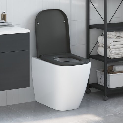 vidaXL Antracit Plastika Standard Antracit WC sjedalo Moderno Cijene