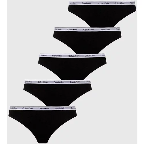 Calvin Klein Underwear Spodnjice 5-pack črna barva