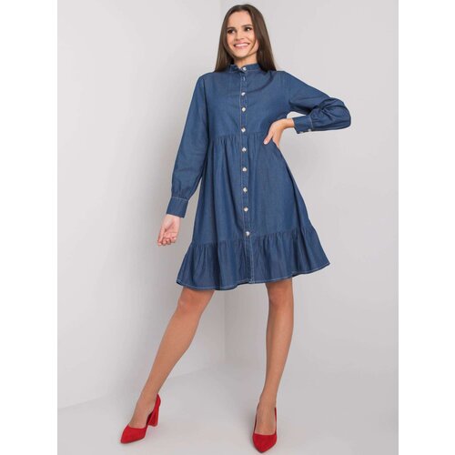 RUE PARIS Dress-RO-SK-ELB-01.54P-dark blue Slike