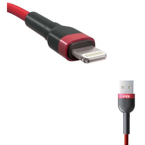 Ms Kabal USB 2.0 – Lightning 1m crveni Cijene