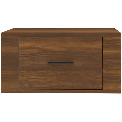  Zidni noćni ormarići 2 kom smeđa boja hrasta 50x36x25 cm Slike