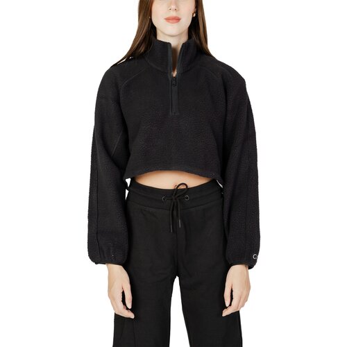 Calvin Klein Puloverji HYBRID - Sherpa Pull 00GWF3W327 Črna Cene
