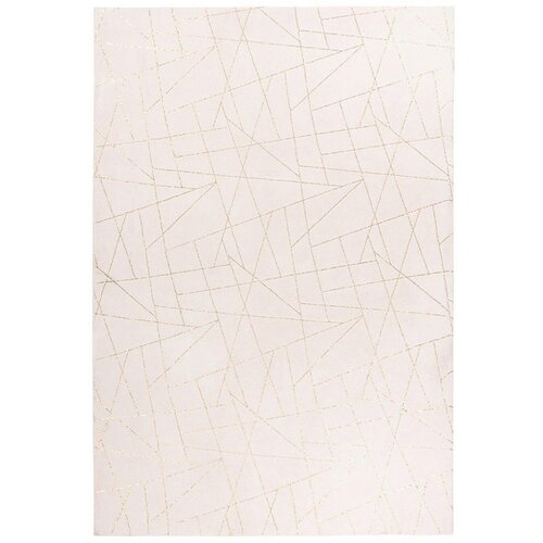Kayoom RAVNO TKANA PREPROGA Bijou 125 Creme / Gold 80/150 cm krem barve, zlate barve Cene