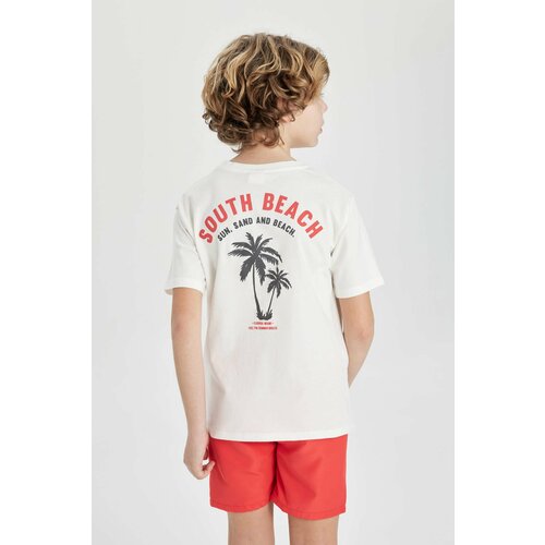 Defacto Boy Crew Neck Printed Short Sleeve T-Shirt Slike