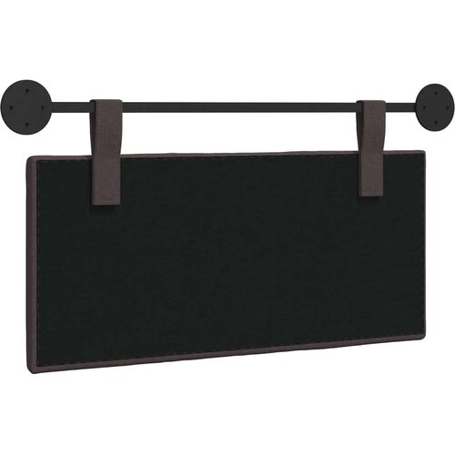  Držeće uzglavlje Zidne Tamno smeđa 90 x 55 x 5 cm tkanina - Tamno smeđa 80 cm bez LED Slike