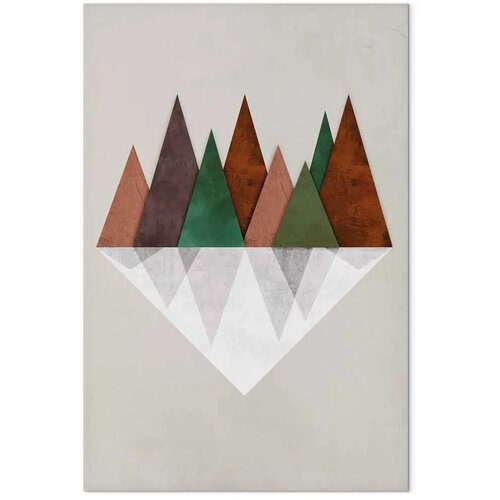  Slika - Symmetrical Land (1 Part) Vertical 20x30 Premium Print Cene
