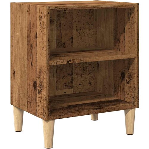 Maison Chic Nočna omarica - Nočna miza Old Wood 40x30x50 cm Inženirski les, (21689212) Slike