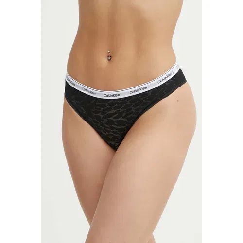 Calvin Klein Underwear Brazilke boja: crna, od čipke, 000QD5233E