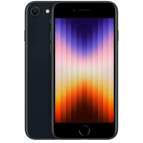 Apple mobitel iPhone SE (2022), 64GB, Midnight, mmxf3se/a