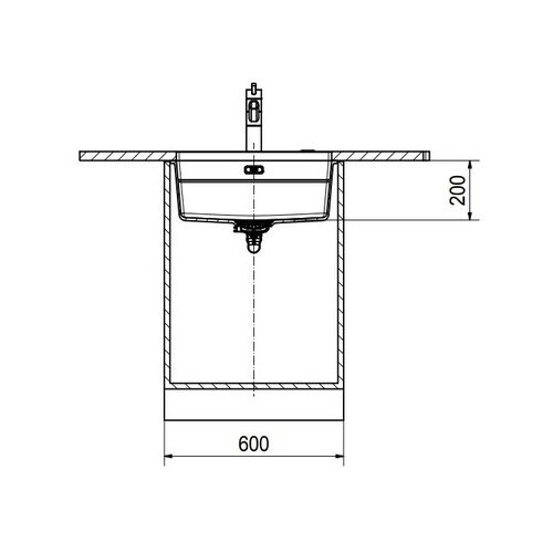 Franke Sudopera KNG 110-52, Mat, Crna Cene
